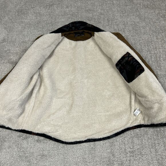 Jachs New York Wool Blend Jacket Mens XL Sherpa Lined Aztec Southwestern Pockets - Picture 4 of 11